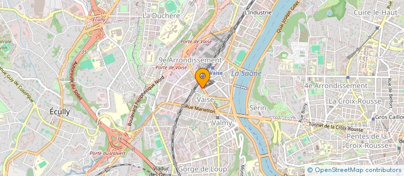 localisation de l'entreprise SCI LYON M+A  LYON