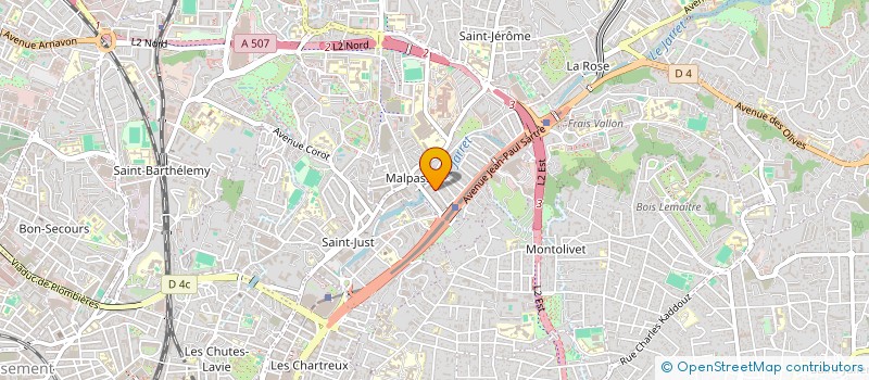 localisation de l'entreprise SCI LYON OISANS à MARSEILLE