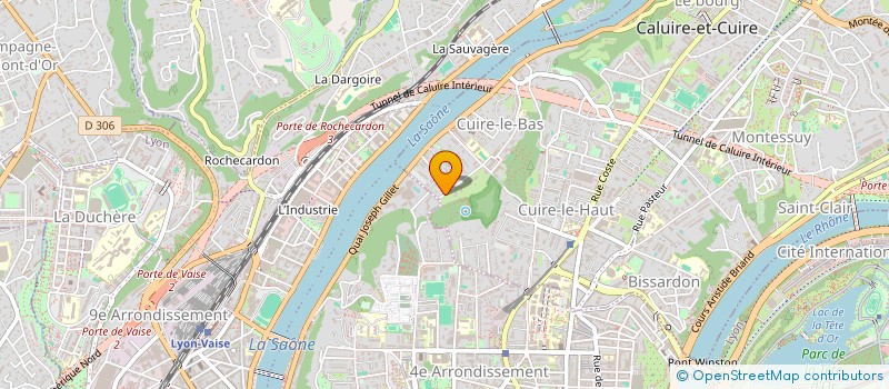 localisation de l'entreprise SCI LYON PERRACHE  CALUIRE ET CUIRE