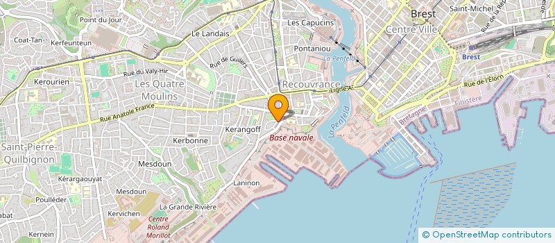 localisation de l'entreprise SCI LYON-PUGET  BREST