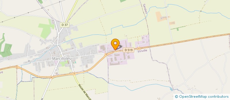 localisation de l'entreprise SCI LYON SUD  MARCILLOLES