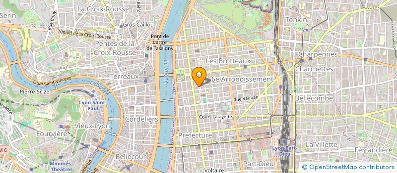 localisation de l'entreprise SCI LYON V 6  LYON