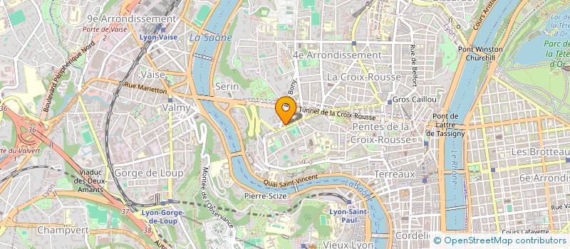 localisation de l'entreprise SCI LYON-VANADES  LYON