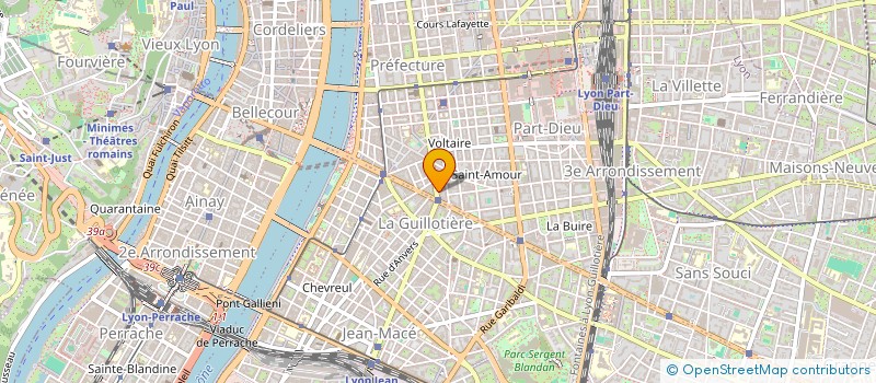 localisation de l'entreprise SCI LYON VISION SAXE  LYON