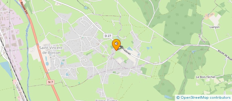 localisation de l'entreprise SCI LYONNETTES  PERREUX