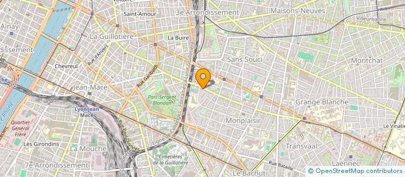 localisation de l'entreprise SCI LYONOR  LYON