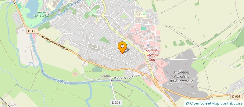 localisation de l'entreprise SCI LYPAVERD  VERDUN