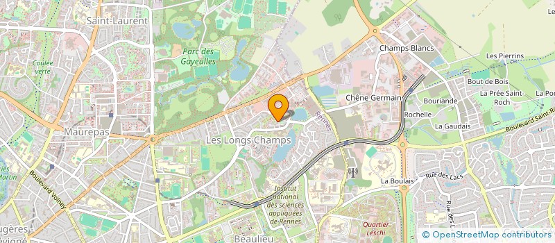localisation de l'entreprise SCI LYPYR  RENNES