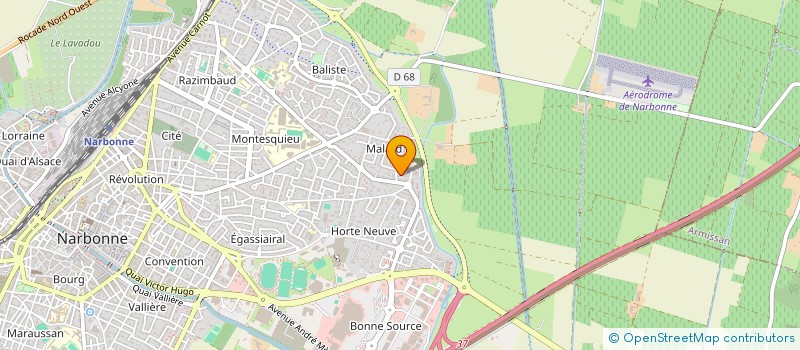 localisation de l'entreprise SCI LYRA à NARBONNE