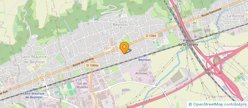 localisation de l'entreprise SCI LYRE à BEYNOST
