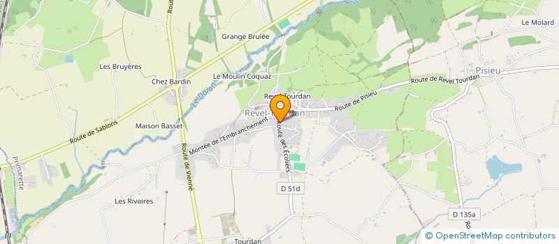 localisation de l'entreprise SCI LYRE  REVEL-TOURDAN