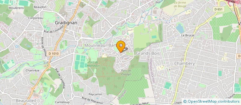 localisation de l'entreprise SCI LYRETTE  GRADIGNAN