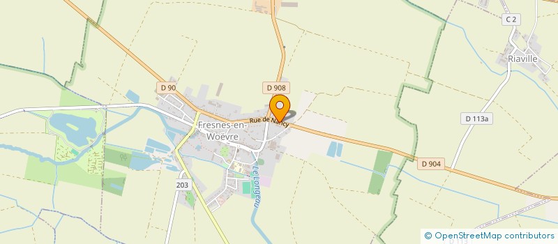 localisation de l'entreprise SCI LYRIUS à FRESNES-EN-WOEVRE