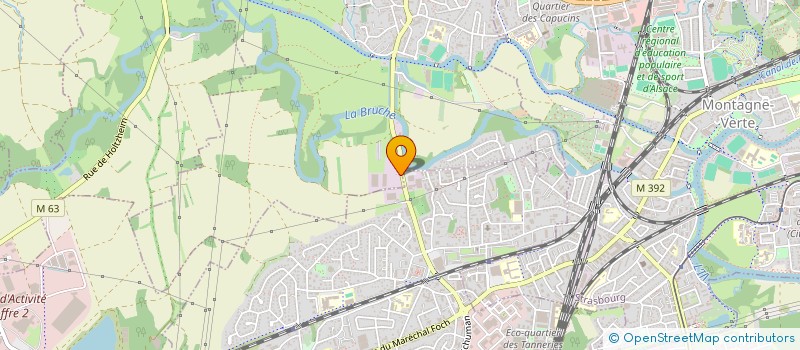 localisation de l'entreprise SCI LYROSE  ECKBOLSHEIM