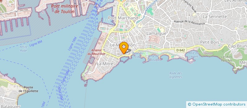 localisation de l'entreprise SCI LYS  TOULON