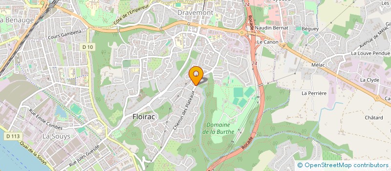 localisation de l'entreprise SCI LYS  FLOIRAC