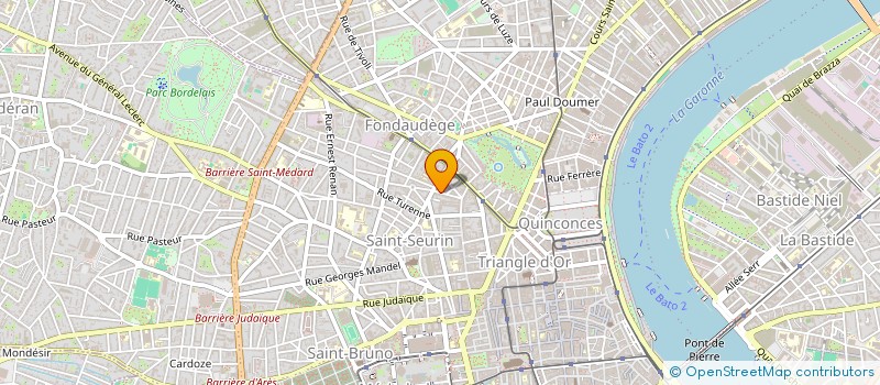 localisation de l'entreprise SCI LYS  BORDEAUX