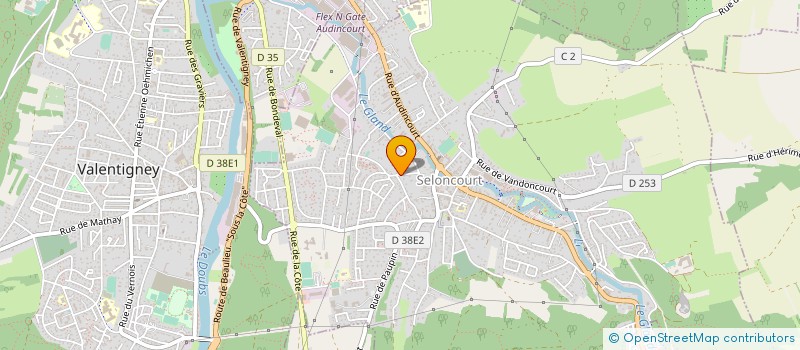 localisation de l'entreprise SCI LYS  SELONCOURT