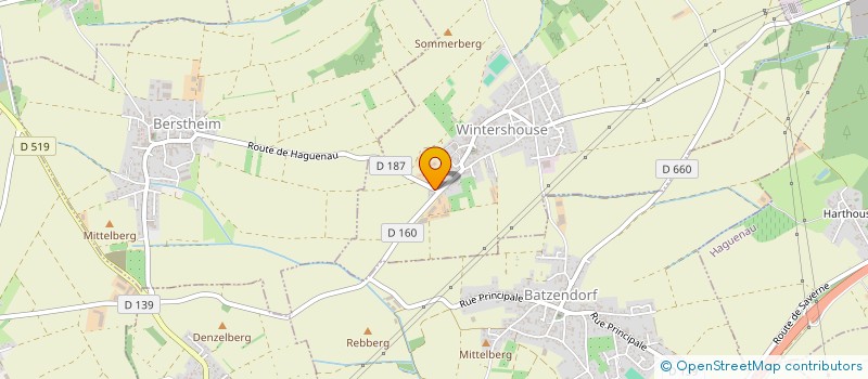 localisation de l'entreprise SCI LYS DE LUMIERE  WINTERSHOUSE