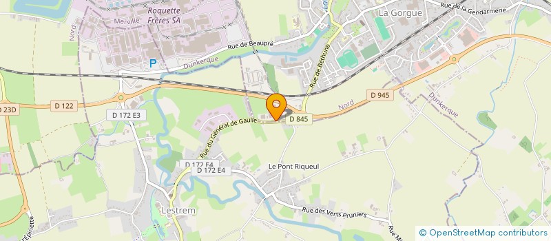 localisation de l'entreprise SCI-LYS-ECOSYSTEME à LA GORGUE