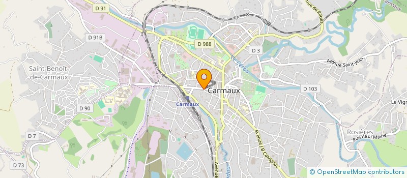 localisation de l'entreprise SCI LYS IMO à CARMAUX
