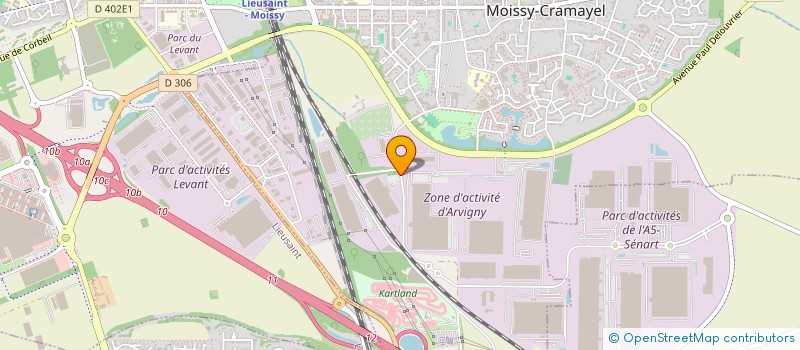 localisation de l'entreprise SCI LYS INVEST  REAU