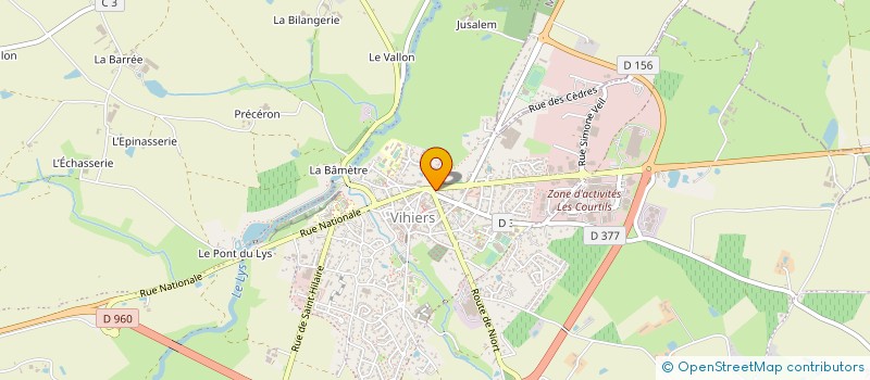 localisation de l'entreprise SCI LYS LAYON à LYS-HAUT-LAYON