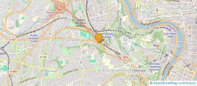 localisation de l'entreprise SCI LYS110BB  LYON