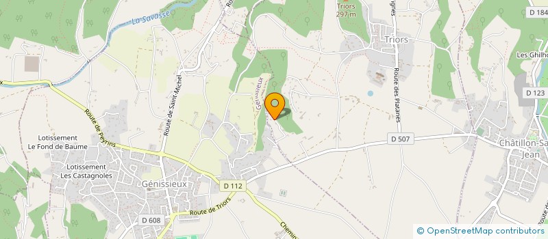 localisation de l'entreprise SCI LYSA  TRIORS