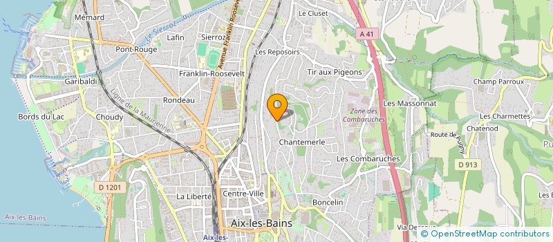localisation de l'entreprise SCI LYSA à THONES