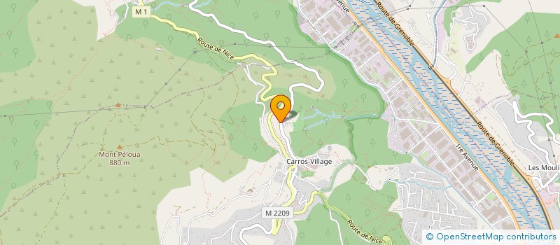 localisation de l'entreprise SCI LYSA à CARROS