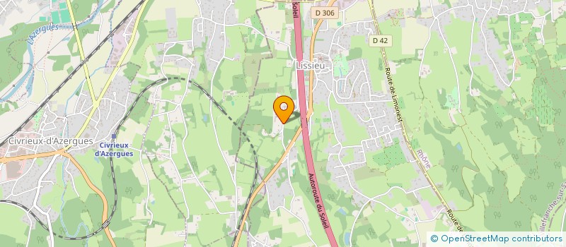 localisation de l'entreprise SCI LYSA IMMOBILIER  LISSIEU