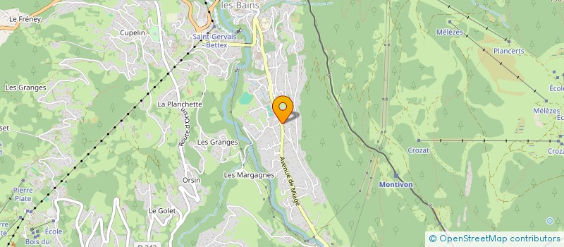 localisation de l'entreprise SCI LYSABEL  SAINT-GERVAIS-LES-BAINS