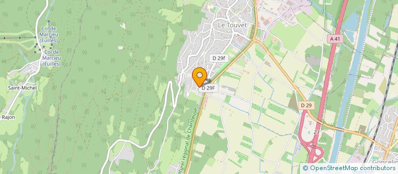 localisation de l'entreprise SCI LYSCAS  LE TOUVET