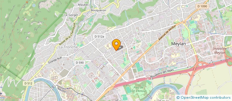 localisation de l'entreprise SCI LYSE  MEYLAN