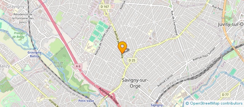 localisation de l'entreprise SCI LYSE à SAVIGNY-SUR-ORGE