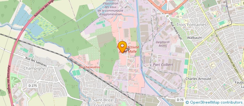 localisation de l'entreprise SCI LYSIADOM  SAINT-BRICE-COURCELLES