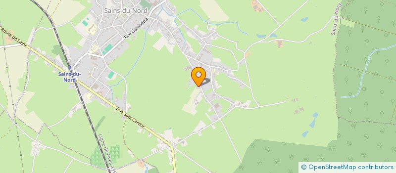 localisation de l'entreprise SCI LYSIUS  SAINS-DU-NORD