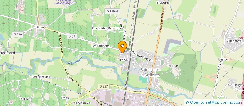 localisation de l'entreprise SCI LYSLAS  TAPONAS