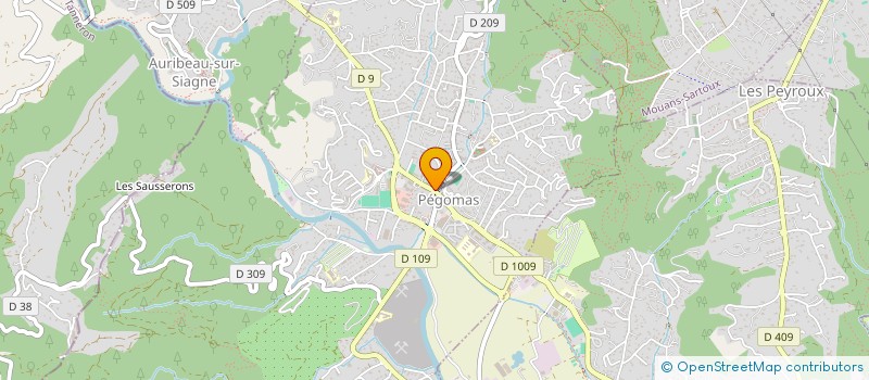 localisation de l'entreprise SCI LYSONA  PEGOMAS