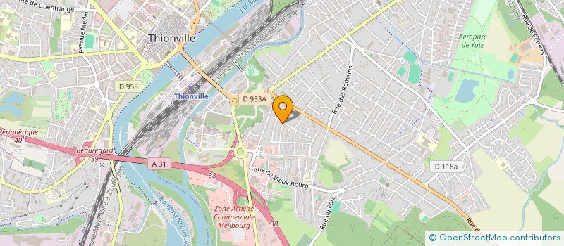 localisation de l'entreprise SCI LYSTONE  YUTZ