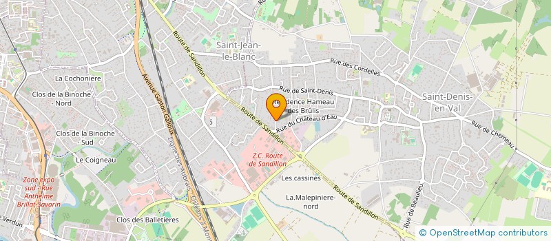 localisation de l'entreprise SCI LYTHA à SAINT-DENIS-EN-VAL