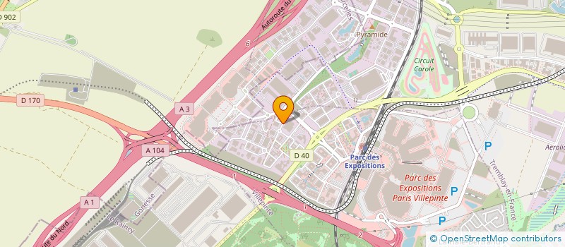localisation de l'entreprise SCI LYTO à VILLEPINTE