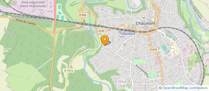 localisation de l'entreprise SCI LYV à CHAUMONT