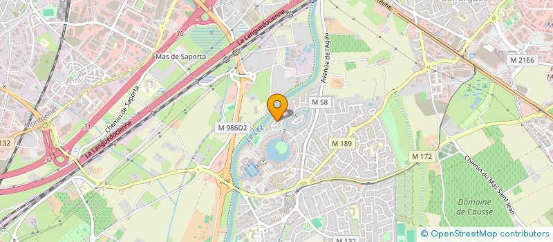 localisation de l'entreprise SCI LYVIA à LATTES