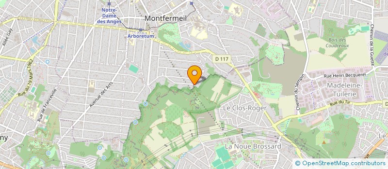 localisation de l'entreprise SCI LYYANA  CHELLES