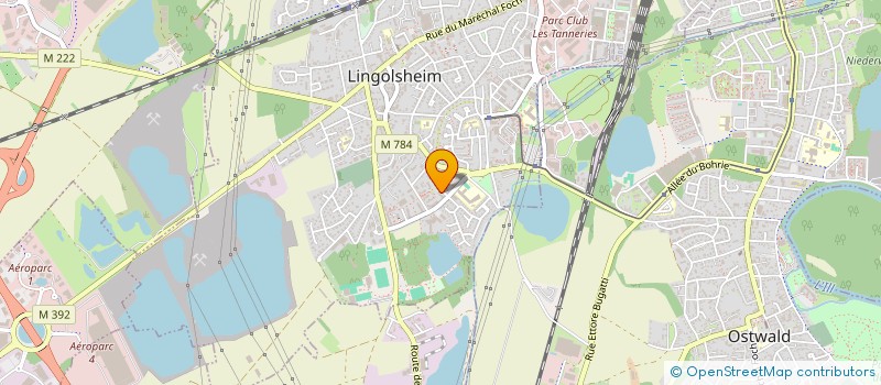 localisation de l'entreprise SCI LZ-TEAM  LINGOLSHEIM