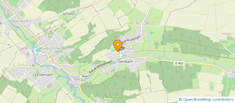 localisation de l'entreprise SCI LZH1  WALDIGHOFEN