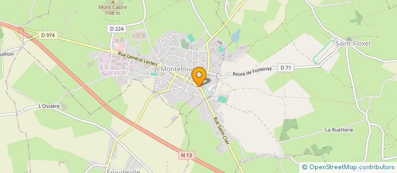 localisation de l'entreprise SCI LZJM  MONTEBOURG