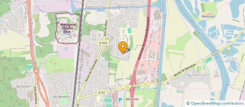 localisation de l'entreprise SCI LZR  TALANGE